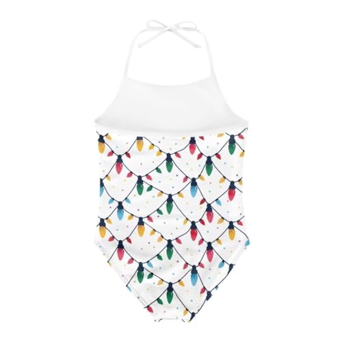 Image of Christmas One-Piece Swimsuits Beach Swimwear Bathing Suit for 3-10 Years Girls