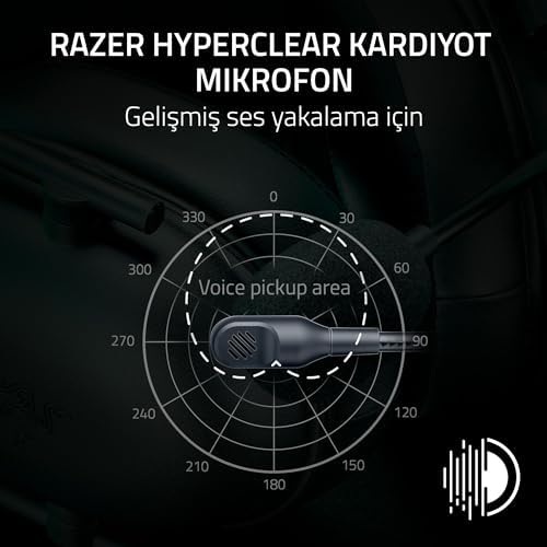 Razer Blackshark V2 X (Xbox) - Xbox S|X konsolu için kablolu e-spor kulaklık (250g, kardioid mikrofon, 50mm sürücüler, pasif gürültü engelleme, 3,5mm konektör) Siyah - Görsel 3