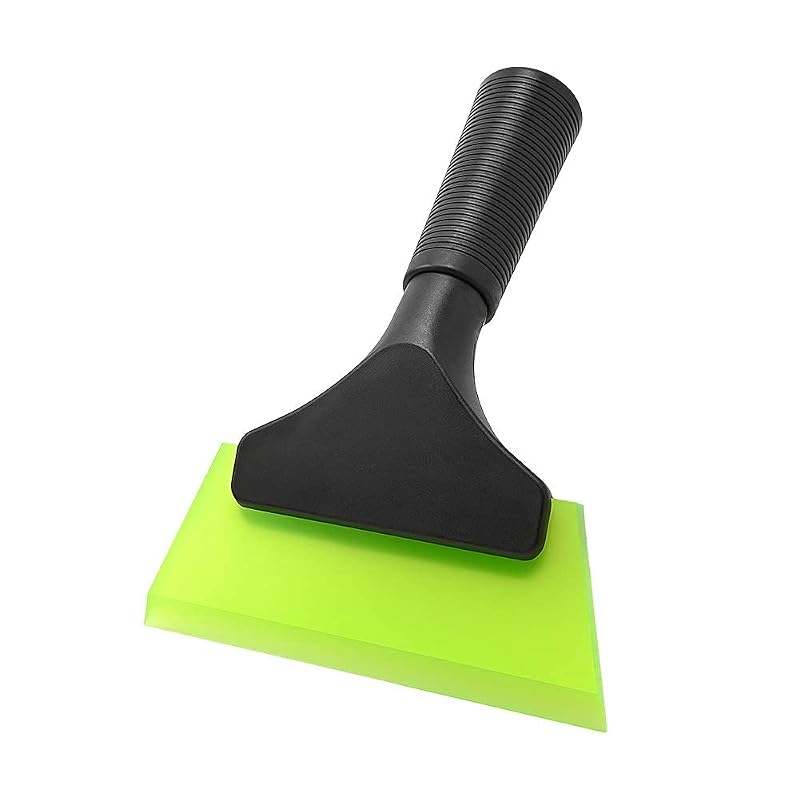 Rodo Pequeno FOSHIO com Lâmina de Borracha Verde para Vidros, Espelhos e Janelas F32