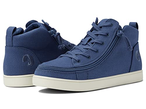 BILLY Footwear Sneaker Lace Mid Top Beach Blue 8.5 M