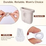 12pcs Breast Pump Parts Replacement for eufy, Includes 4 Silicone Diaphragms 4 Duckbill Valves & Nozzle Covers Accessories Kit Compatible with eufy S1 Pro/S1/E10/E20