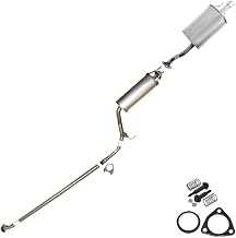 Northeastern Exhaust - Stainless Steel Intermediate pipe Exhaust Muffler kit Compatible With: 2006-2011 Honda Civic 1.8L 4Dr