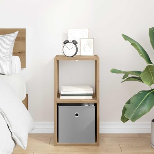 Table de chevet chêne pour optimiser le rangement des petits espaces - 5