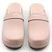 Sandgrens Handmade Swedish Wood Clogs for Women, Low Heel Mule US 7 | Tokyo Sand Nubuck LT, EU 38