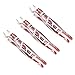 Luxxii (6 Pack) Practical Nail Art Tools Pedicure Cuticle Trimmer Remover Pusher Dead Skin Callus Removal Fork Brown (B)