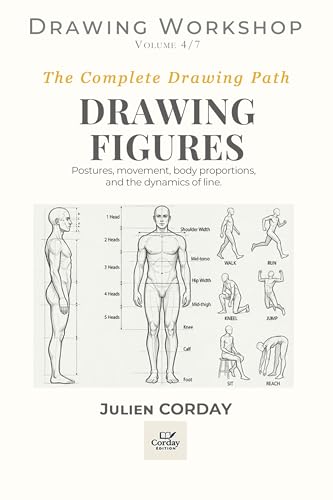 Image of DRAWING FIGURES: Postures, movement, body proportions, and the dynamics of line. (Drawing Workshop Book 4)
