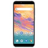 UMIDIGI A3S SIMフリースマートフォン Android 10 HD+ 5.5インチ ディスプレイ 2 + 1カードスロット 16MP+5MPデュアルカメラ 13MPインカメラ グローバルLTEバンド対応 両面2.5D曲線ガラス 2GB RAM + 16GB ROM （256GBまでサポートする） 顔認証 指紋認証 技適認証済 au不可「グレー」