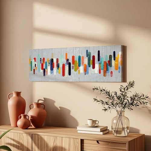 Décoration murale grand format pour habiller le mur vide au-dessus de votre canapé