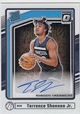 Basketball Trading Card 2024-25 Donruss Optic Rated Rookies Signatures #301 Terrence Shannon Jr. EX/NM Auto Timberwolves