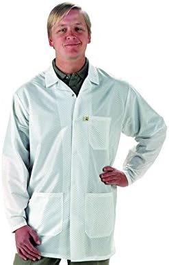 Tech Wear Medium Lapel ESD / Anti-Static Lab Coat LEQ-13-M [PRICE is per COAT]