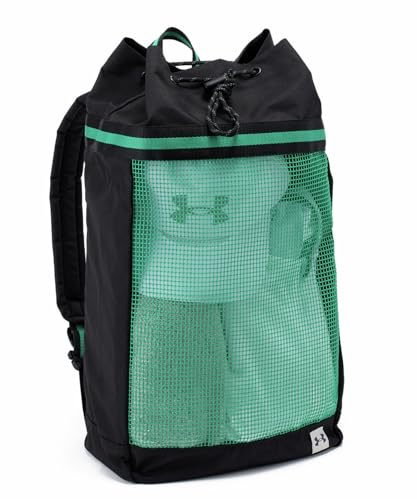 [Under Armour] UA Sportstyle Mesh Backpack Tidal Green ONESIZE