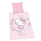 El regalo ideal para cualquier ocasión: una ropa de cama de franela esponjosa con un bonito patrón de Hello Kitty