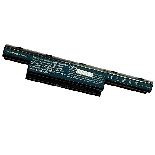 YNYNEW Replacement Laptop Battery for Acer Gateway NE46R05M NE56R NE56R09U NE56R10U NE56R11U NE56R12U NE56R13U NE56R41U NE56R02H NE56R03H NV52L02H NV52L03H NV52L06U NV52L08U LC.BTP0A.015 AS10D5E