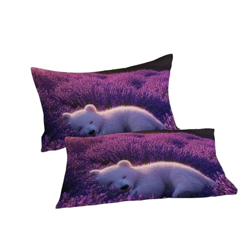 Housse de couette chiots de prairie animaux imprimé 3D cadeau idéal filles - 7