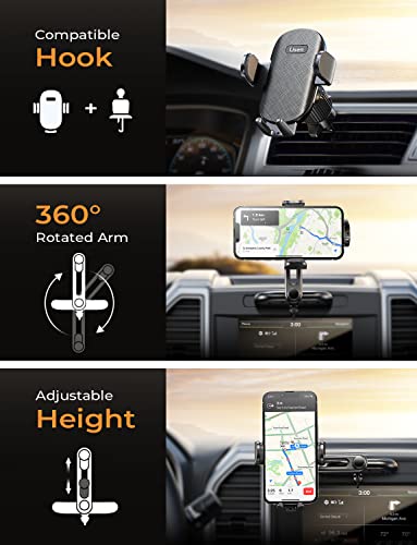 Lisen Adjustable Phone Mount For Car Cd Phone Holder For Car Vent One Hand Operation Cd Player Phone Mount Ultra Sturdy Cd Cell Phone Holder Car Compatible With Iphone 14 Samsung S23 All Phones #TOP1