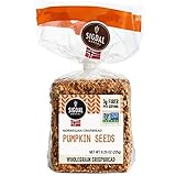 Sigdal Crispbread Spelt & Pumpkin Seeds Wholegrain Norwegian CrispBread 8.29 Ounce(Pack of 4)