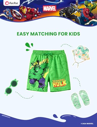 Image of Disney Stitch Spiderman Cars Winnie Toy Story Boy Swim Trunks UPF 50+Swim Shorts Compression Liner & Quick-Dry &Pockets 2-13Y