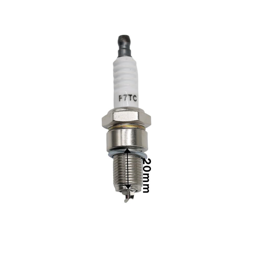 Bujía de Motor F7TC, 10 Uds., Adecuada for cortacésped y jardín, Accesorios de Motosierra, bujía