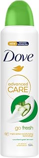 Dove Advanced Care Go Fresh Cucumber & Green Tea Deodorant for Women | 72H Freshness | 0% Alcohol | Triple Moisturising Fo... Price In India