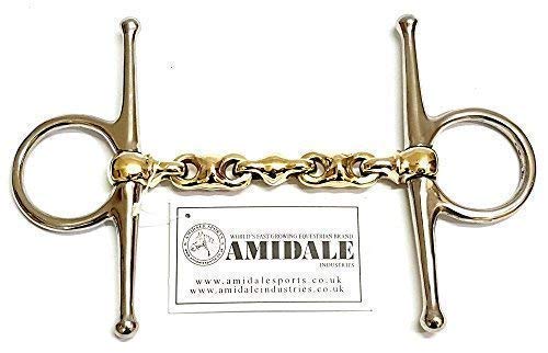 Amidale Full Cheek Waterford Horse Bit Copper Mix German Silver Stainless Steel BNWT (5.00)