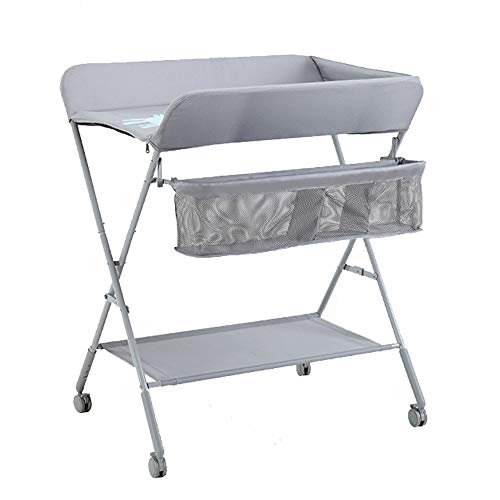 Image of MObyat Baby Changing Table,Bedding Changing Table,Baby Care Station Height Adjustable Touching Table Bathing Changing Clothes Multifunction Foldable 2 Color 29 × 25 × Inch
