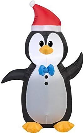 Airblown Inflatable Outdoor Christmas Characters - 4 foot tall (Penguin) (4' Inflatable Penguin)