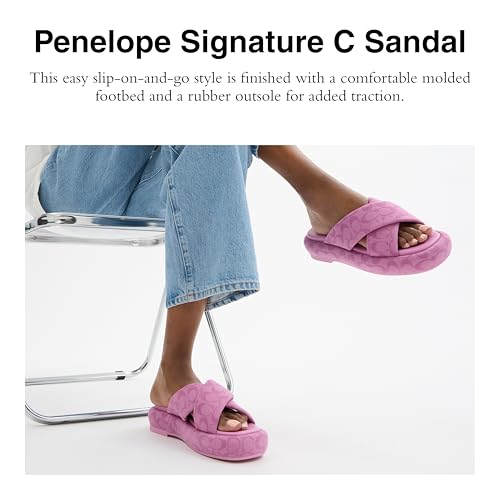Coach Women's Penelope Signature C Sandal Platform2