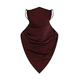 Yowablo Cycling Face Schal Schal, Summer Ice Silk Headscarf Nahtloses magisches Dreieck (1 PC,23#)