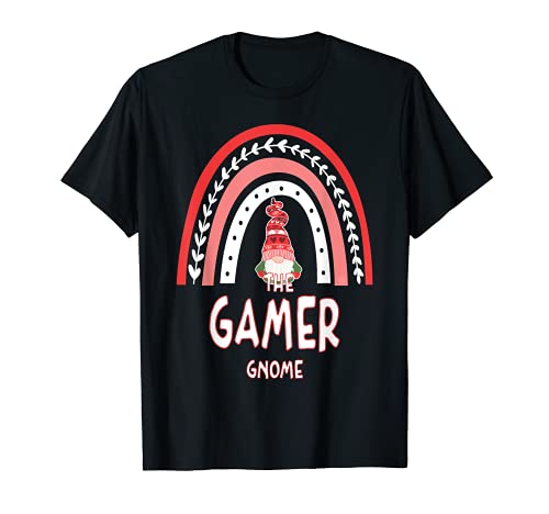 Funny Gamer Gnome Matching Christmas Pjs for Family T-Shirt