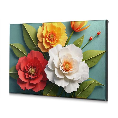Décoration murale en papier coloré feuilles vertes pour embellir un mur