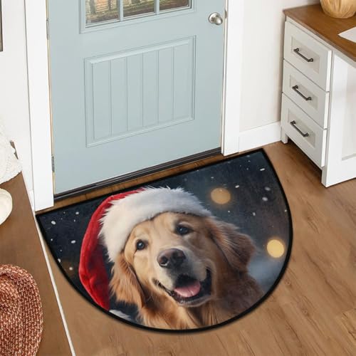 Tapete Semicircular Golden Retriever para Puerta 91.4x61 cm miniatura 2