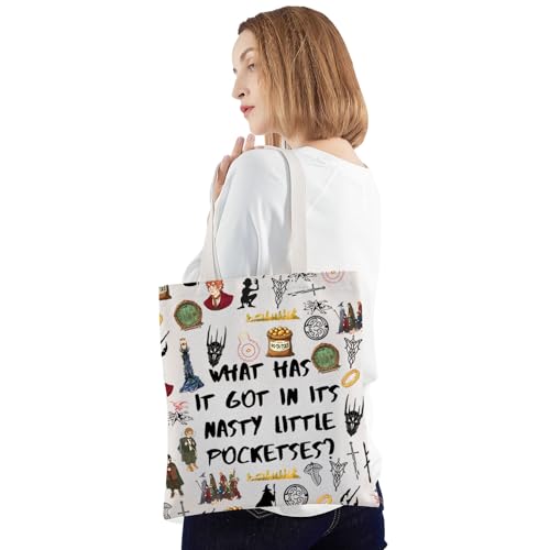 Bolso tipo tote de película Fantasy: ¿Qué tiene en sus horribles bolsillos pequeños? miniatura 6