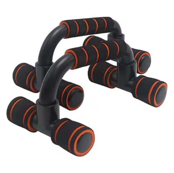 TRIMMO ® Anti-slip Mute Handle Parallettes Bars Gym Home Body Training Push-up Stand (Multicolor)-image-41