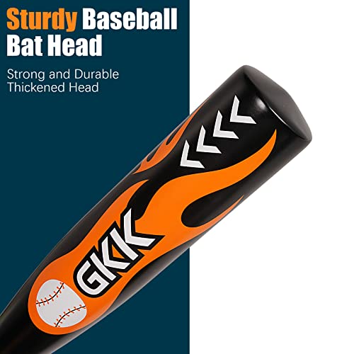 Gkk Baseball Bat Kids Baseball Bat Series |-11| Tee Ball Bat Lightweight Batting Practice Bat Baseball Training Equipment |1 Pc. Aluminum| 2 1/4 Barrel | 24", 25", 26" #TOP4