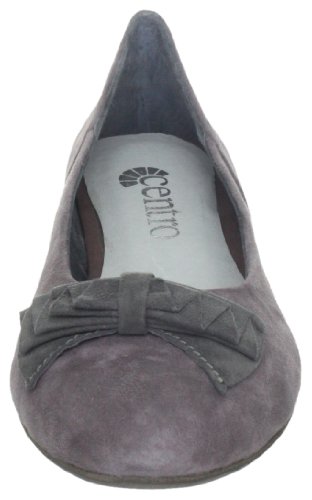 Centro Girls' Comfortabel Ballerina Violet Leder Fashion Sneakers 392