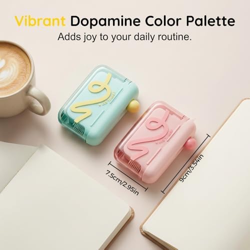 Automatic Pop-up Portable Floss Dispenser with 50 Pcs Dental Floss, Refillable for Home, Restaurant, and On-the-Go Oral Care (Pink) — view 6