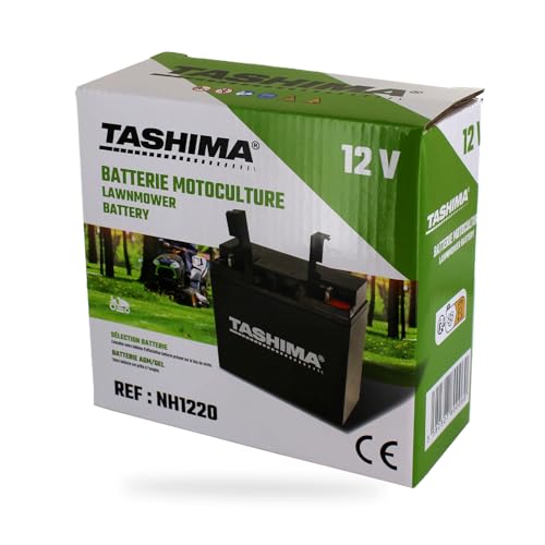 TASHIMA - Batterie 12V 20AH NH1220 Motoculture - Technologie Plomb Étanche Gel Sans Acide - Borne + À Droite - Pour Moteurs Thermiques Type Tracteur, Tondeuse À Gazon Autoportée & Motoculteur – vue 6
