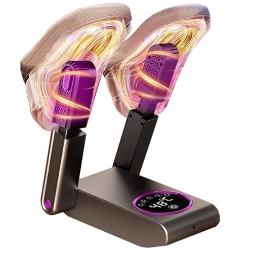 FiTspi Electric Shoe Dryer, Portable Adjustable Rack Boot Wa