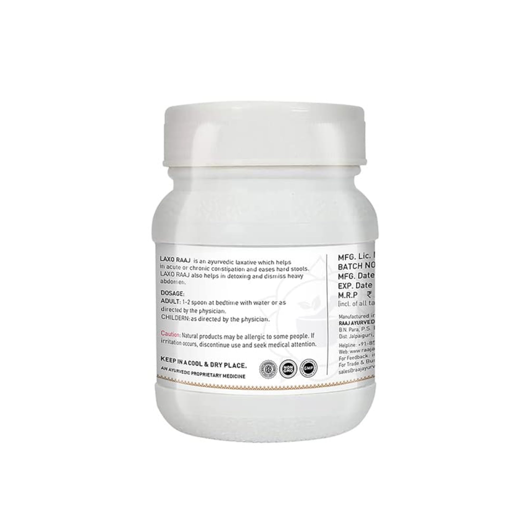 Raaj Ayurvedic Pharmacy Laxo Raaj for Digestive Health