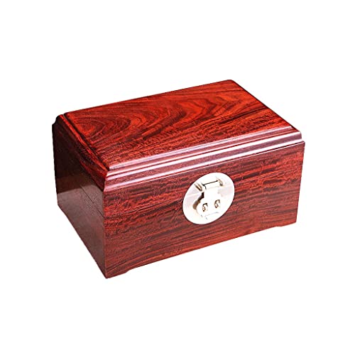 Boîte à bijoux en bois YZCIS 9 pouces pour bagues et montres