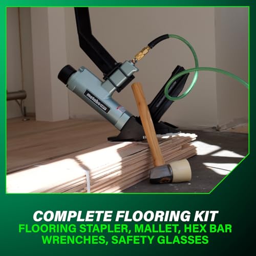 image for Metabo HPT 2-in-1 Flooring Nailer & Stapler, Accepts 16-Gauge L-Shaped