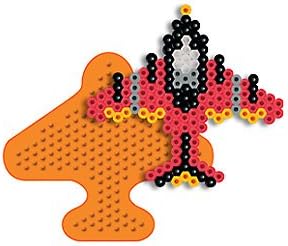 Airplane Pegboard for Perler Fuse Beads