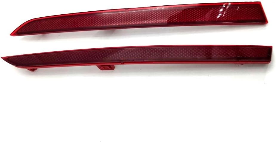 2Pcs Rear Bumper Reflector Light Red Lens For BMW 3 Series F30 F31 M Sport 12-17