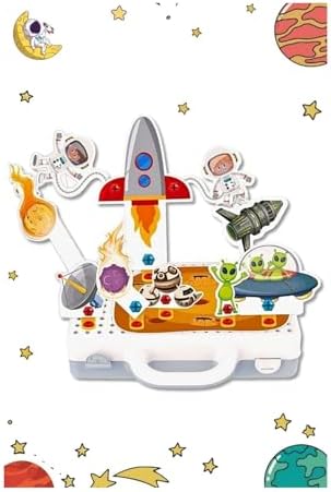 smilechild 3D Yaratıcı 398 Parça Eğitici Matkap Tamir ve Oyun Seti Uzay Temali - Görsel 2