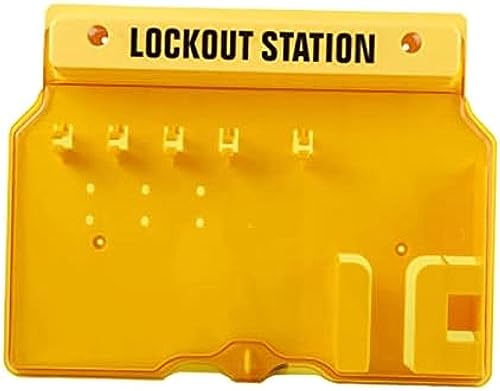 Estação De Bloqueio Montada Na Parede Cadeados De Segurança Tag Out Kit De Ferramentas De Placa Grup