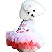 OutTop Girl Dog Dress, Lace Princess Tutu Shirt Clothes Small Puppy