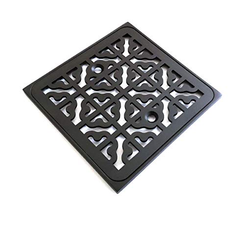 Shower Drain Cover Replacement Matte Black Various Style for K-9136 (Deco)