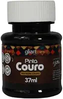 Tinta para Couro Glitter 37 ml Preto