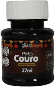 Tinta para Couro Glitter 37 ml Preto