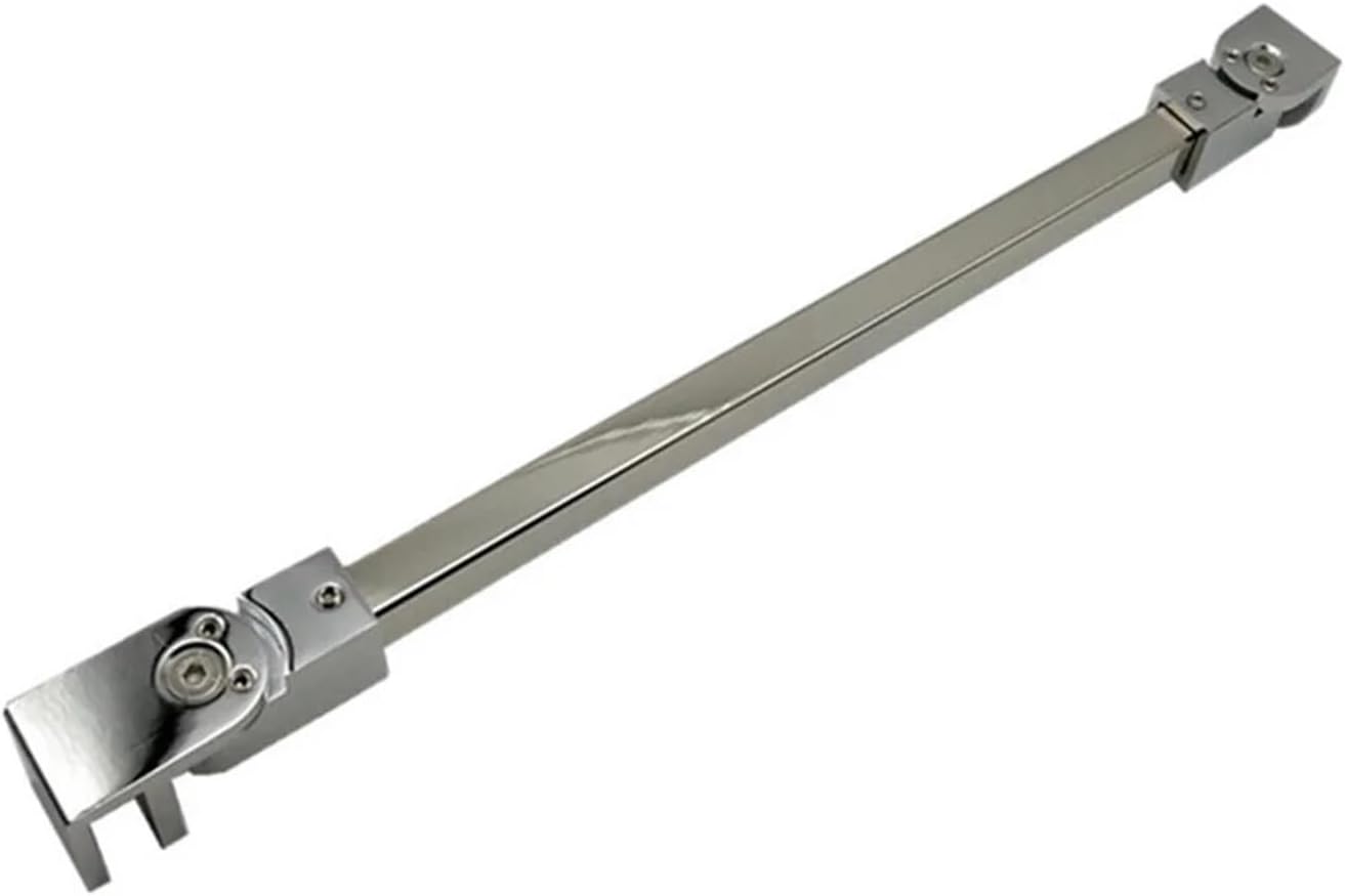 Shower Door Support Bar - Secure Glass Panel Installation Mounting Bracket Stainless Steel for Glass Pane/130(50cm)